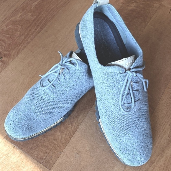 Cole Haan zero gravity Oxford shoes men’s grey lace up Preppy Acadamia office 13 main image 6